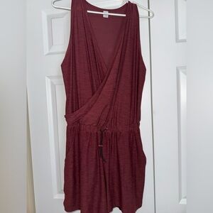 Old Navy Maroon Jumpsuit